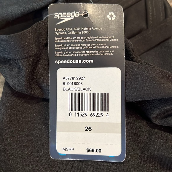 NWT Speedo Endurance+ Flyback Swimsuit, size 26 (XS) - Picture 7 of 8